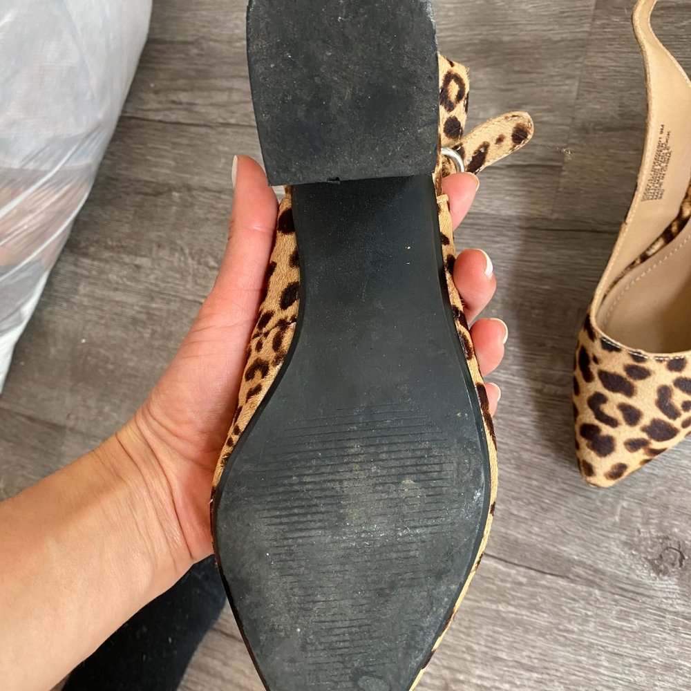 Cheetah Print Pointy Block Heels! Steve Madden Si… - image 3